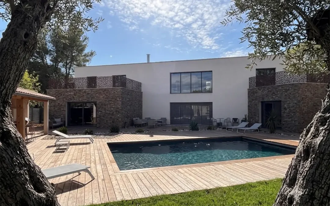 Test d&rsquo;infiltrométrie d&rsquo;une maison individuelle d&rsquo;architecte à Montpellier dans l&rsquo;Hérault